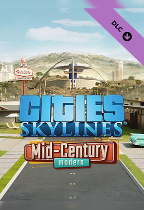 Cities: Skylines - Content Creator Pack: Mid-Century Modern (PC) - Steam Key - EUROPE