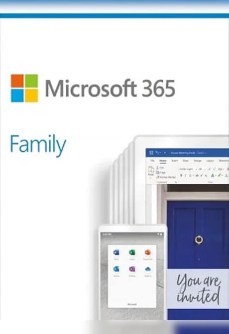 Microsoft Office 365 Family (PC, Mac) 6 Devices 1 Year - Microsoft Key - EUROPE