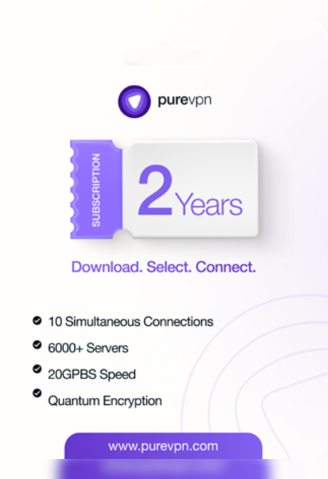 PureVPN (10 Devices, 2 Years) - PureVPN Key - GLOBAL