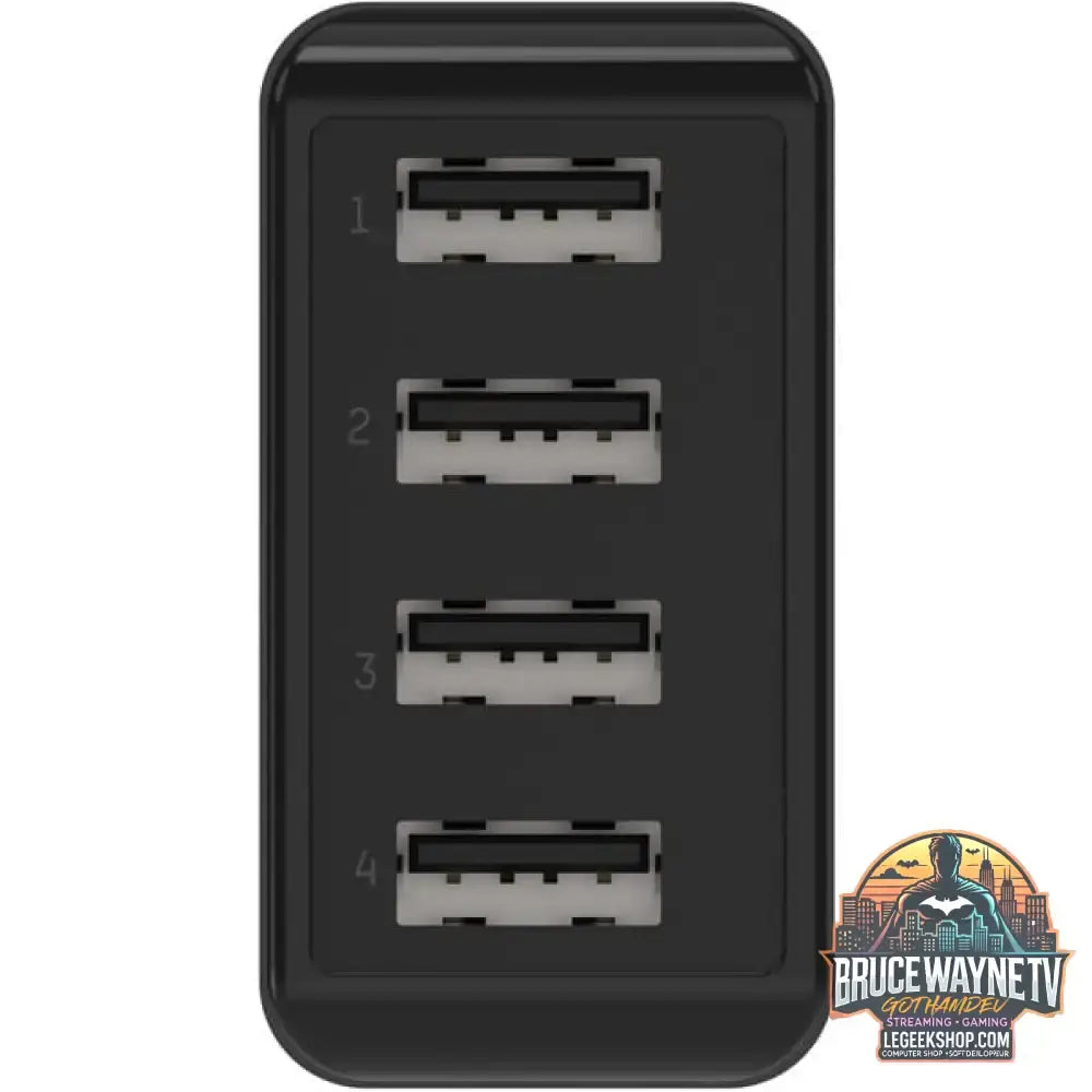 Ansmann Home Charger HC430, Ladegerät schwarz, intelligente Ladesteuerung, Multisafe-Technologie - Stromquelle: Steckdose - vue 6