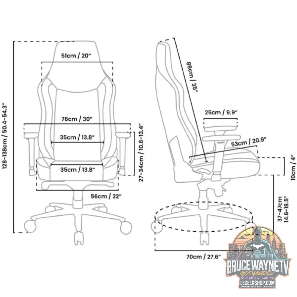 Arozzi Vernazza SoftPU XL, chaise gaming - Arozzi - vue 7