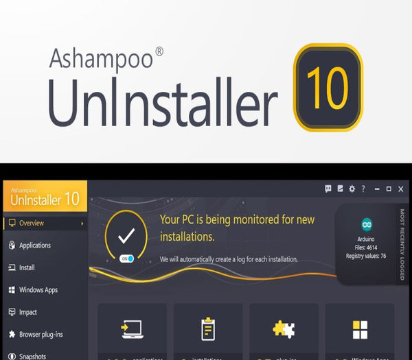 Ashampoo UnInstaller 10 Activation Key (2 PCs)
