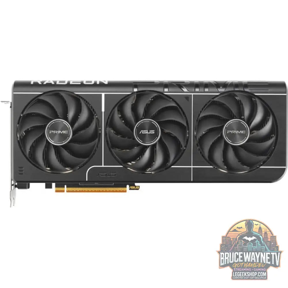 ASUS Radeon RX 9070 GRE PRIME OC, carte graphique gris, RDNA4, GDDR6, 2x DisplayPort, 2x HDMI - ASUS - vue 2