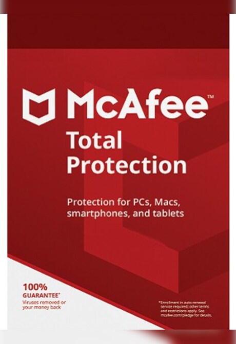 McAfee Total Protection (PC, Android, Mac, iOS) (3 Devices, 15 Months) - McAfee Key - UNITED KINGDOM