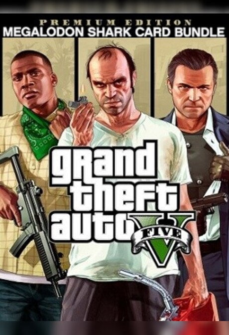 Grand Theft Auto V | Premium Edition & Megalodon Shark Card Bundle (PC) - Rockstar Key - GLOBAL