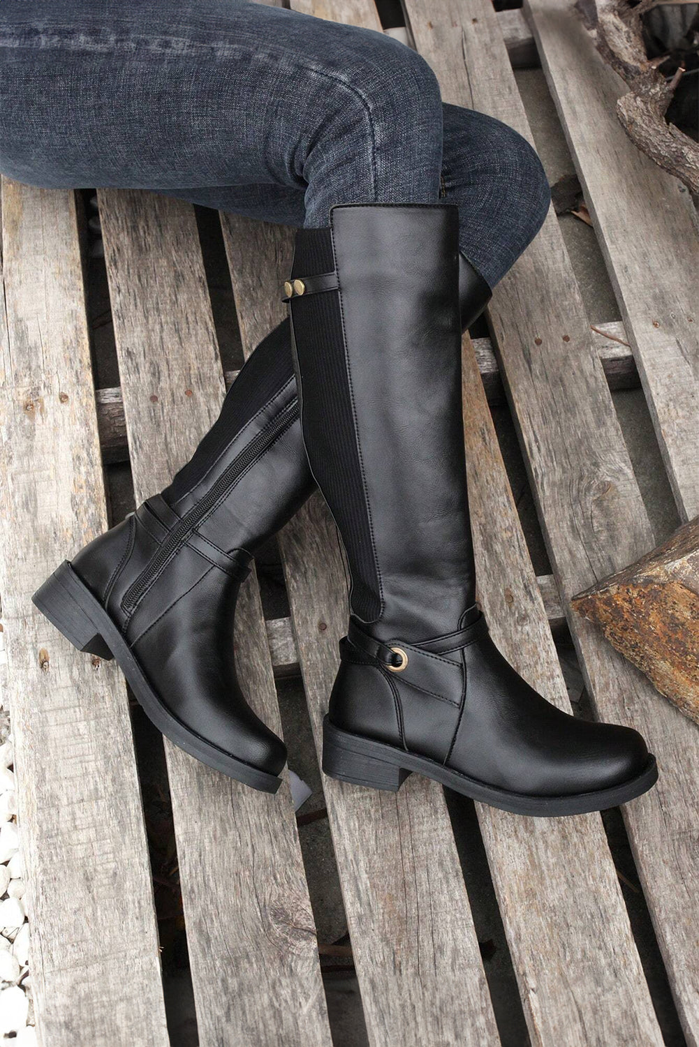 Pièce mode femme zip — noir