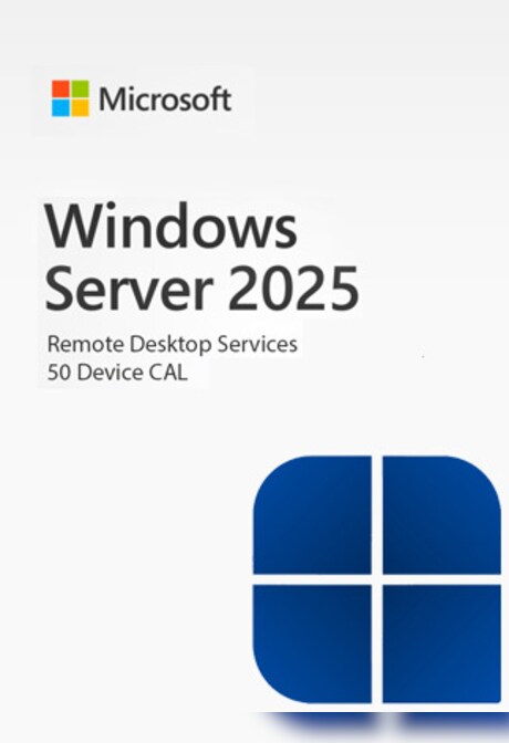 Windows Server 2025 | Remote desktop services device connections (50) - Microsoft Key - GLOBAL