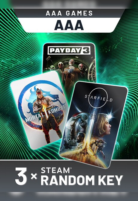 AAA Random 3 Keys (PC) - Steam Key - GLOBAL