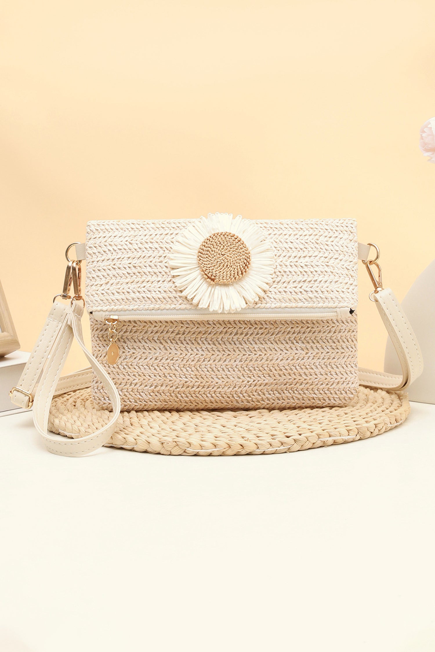 Pièce mode femme boutonnée, zip — blanc