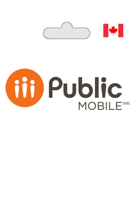 PublicMobile PIN Prepaid 40 CAD - PublicMobile Key - CANADA