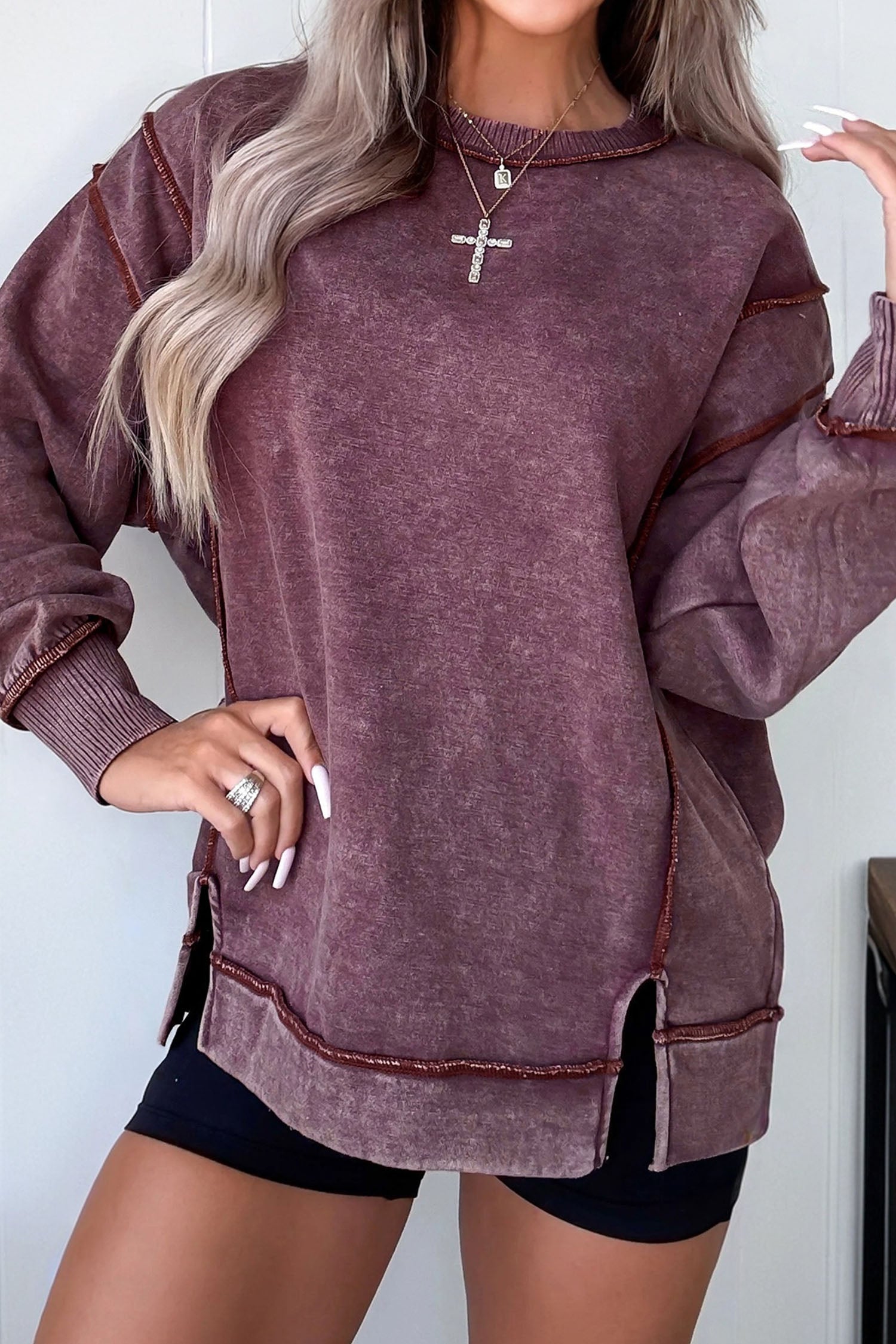Sweat femme — rouge