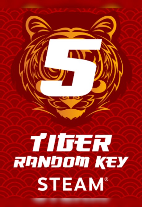 Tiger Random 5 Keys - Steam Key - GLOBAL
