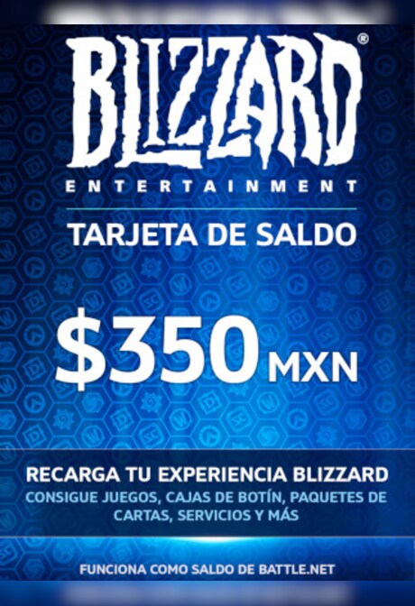 Blizzard Gift Card 350 MXN  - Battle.net Key  - For MXN Currency Only