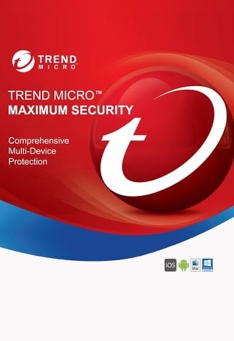 Trend Micro Maximum Security 5 Devices 1 Year - Trend Micro Key - GLOBAL