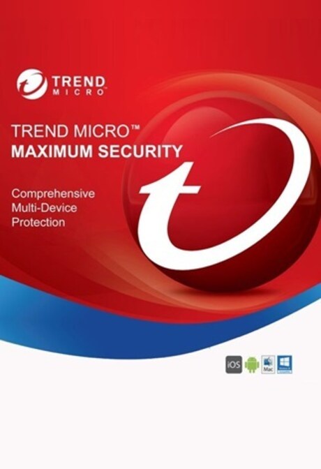 Trend Micro Maximum Security 3 Devices 1 Year - Trend Micro Key - GLOBAL