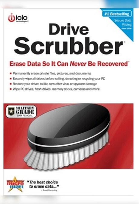 iolo DriveScrubber (PC) 1 Device, 1 Year - iolo Key - GLOBAL