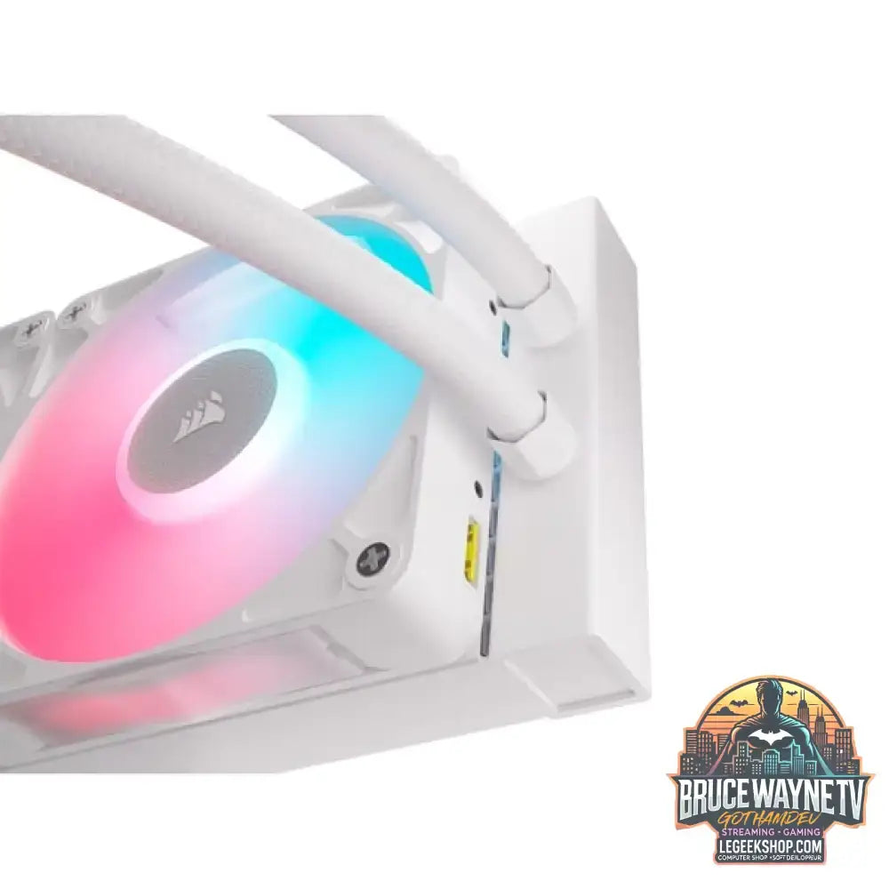 Corsair iCUE LINK TITAN 240 RX LCD RGB, Wasserkühlung weiß - Corsair - vue 18