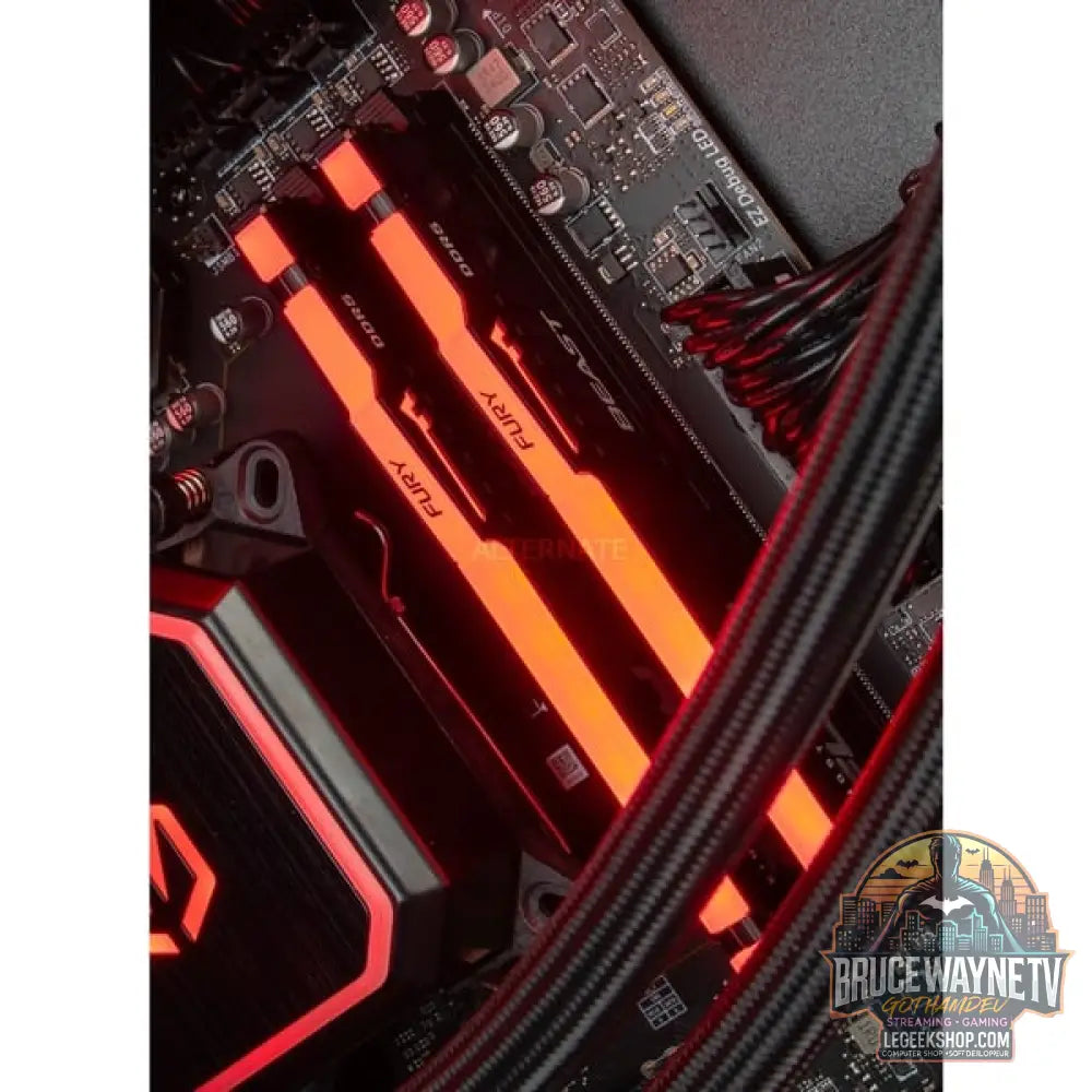 Custom PC Series • Red Hero Elements Gaming-PC — vue 5