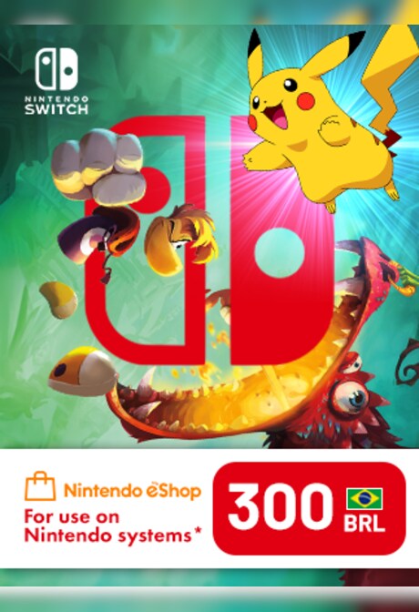 Nintendo eShop Card 300 BRL - Nintendo eShop Key - BRAZIL