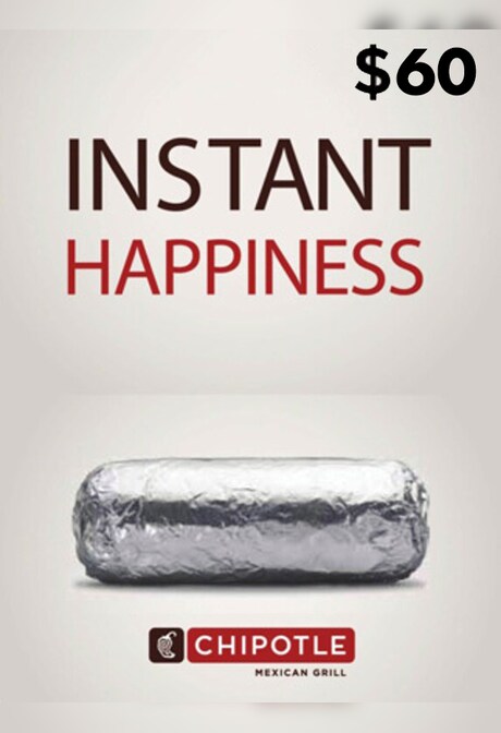Chipotle Gift Card 60 USD - Key - UNITED STATES