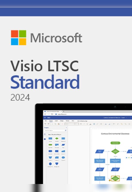 Microsoft Visio 2024 | LTSC Standard (PC) - Microsoft Key - GLOBAL