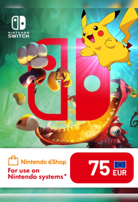 Nintendo eShop Card 75 EUR - Nintendo eShop Key - FRANCE