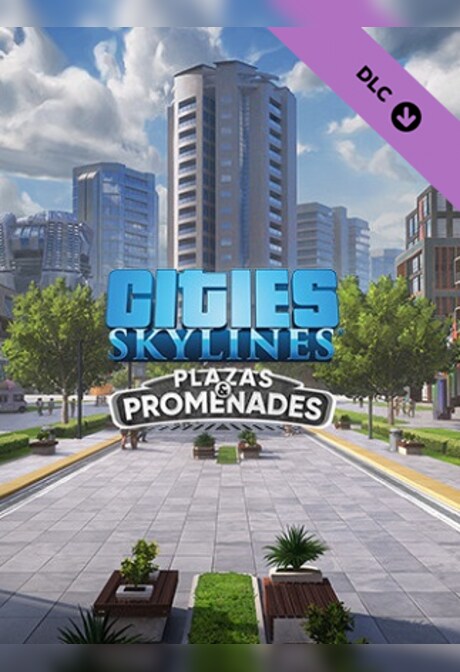 Cities: Skylines - Plazas & Promenades (PC) - Steam Gift - EUROPE