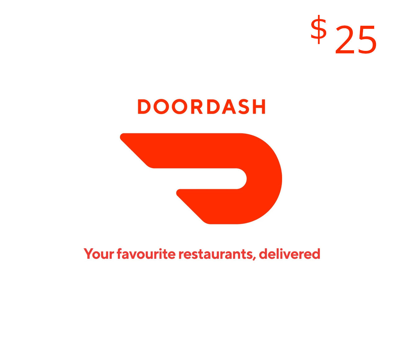 DoorDash $25 Gift Card
