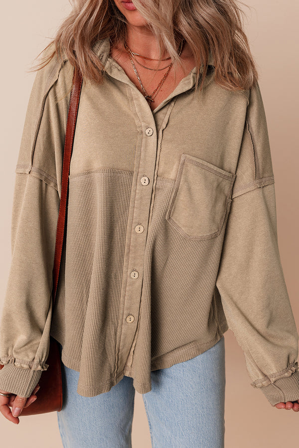 Pièce mode femme patchwork, ample