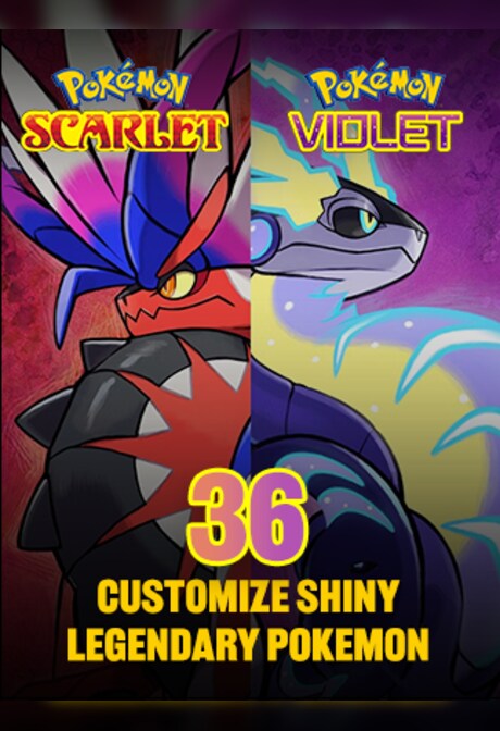 Pokémon Scarlet/Violet Customize Shiny Legendary Pokemon x36 - BillStore - GLOBAL