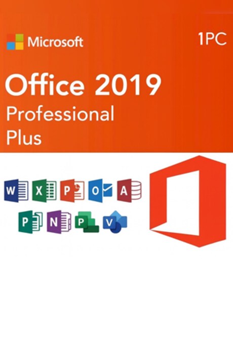 Microsoft Office Professional 2019 Plus (PC, 1 Device) - Microsoft Key - GLOBAL