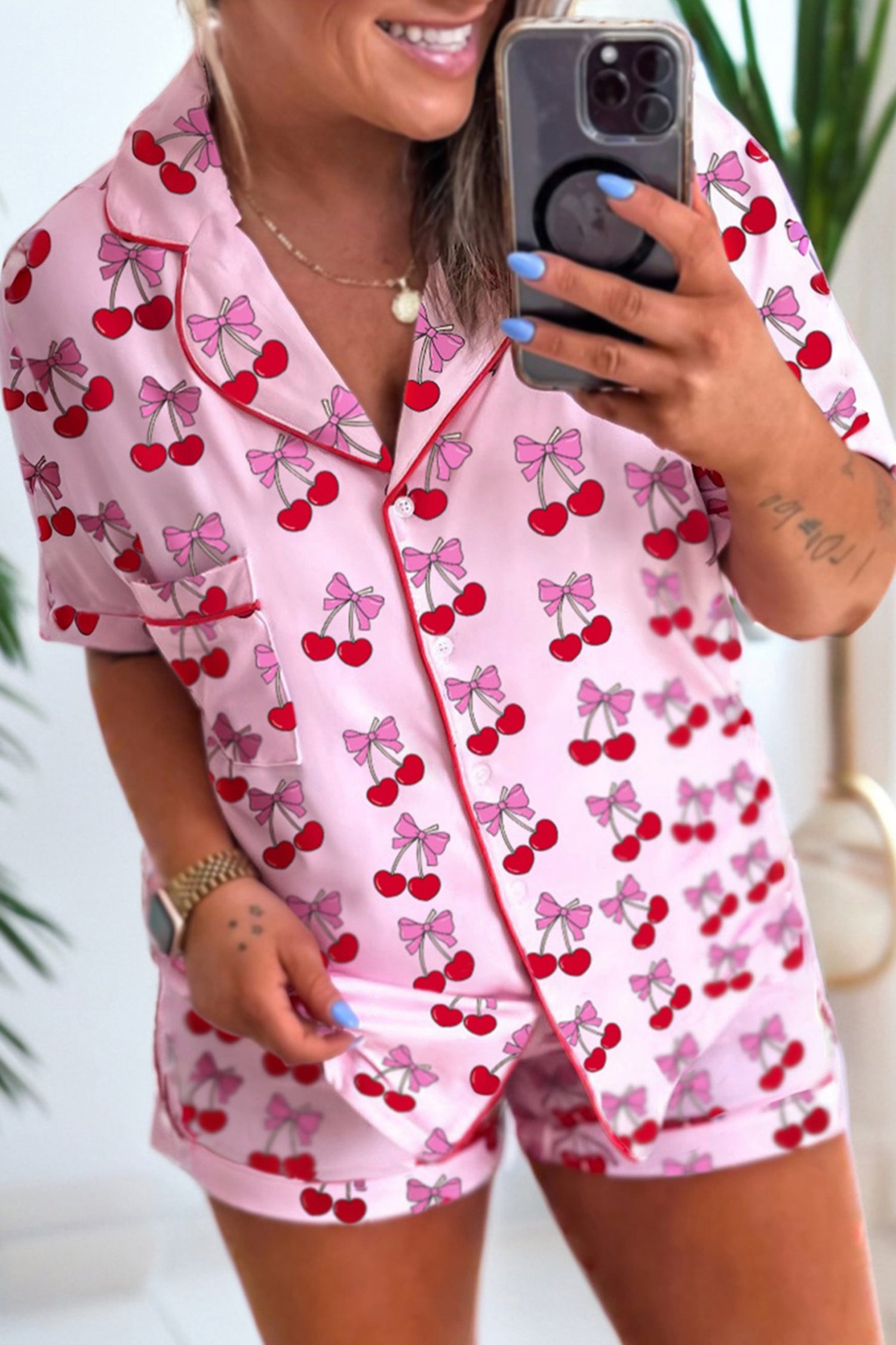 Short femme — rose