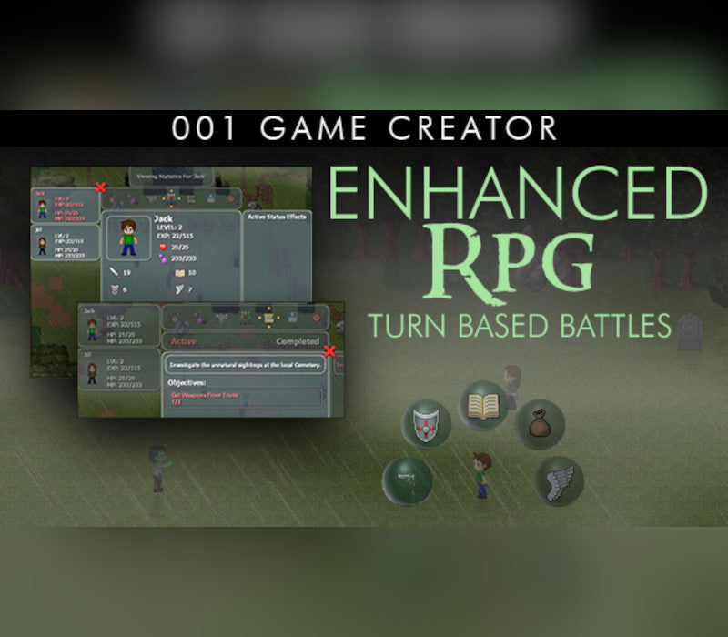 001 Game Creator - Enhanced RPG (Turn-Based Battles) DLC