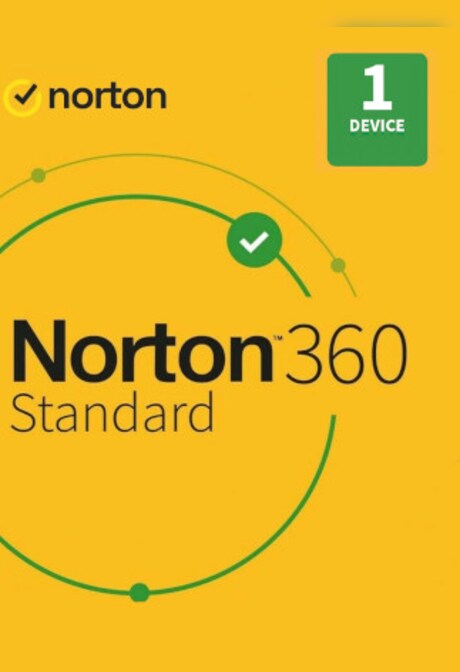 Norton 360 Standard + 10 GB Cloud Storage (1 Device, 1 Year) - NortonLifeLock Key - CANADA