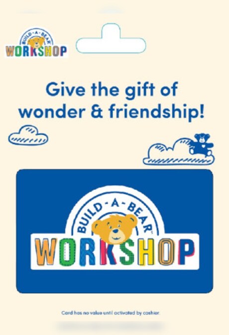 Build A Bear Gift Card 75 USD - Buildabear Key - UNITED STATES