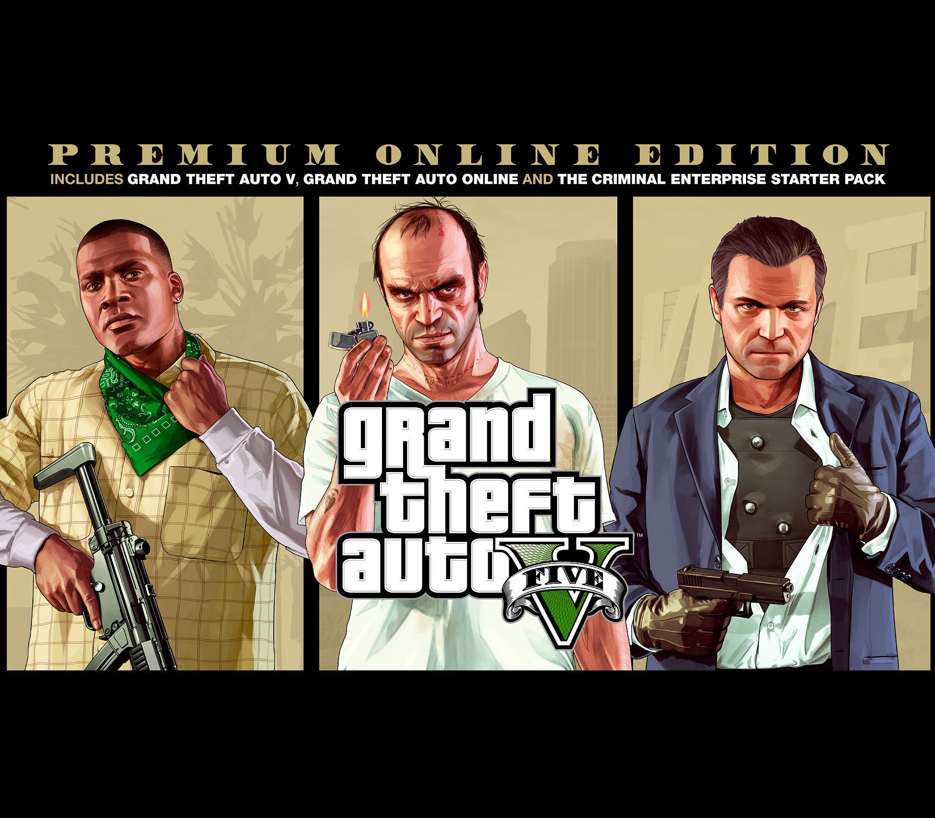 Grand Theft Auto V: Premium Online Edition EU Rockstar Digital Download