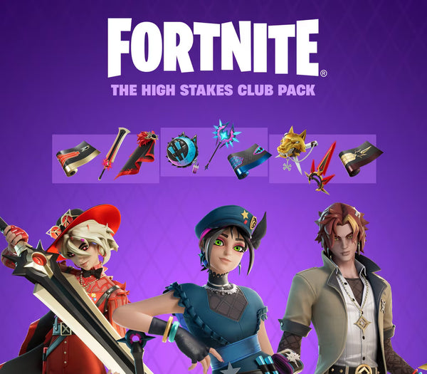 Fortnite - The High Stakes Club Pack DLC AU XBOX One /