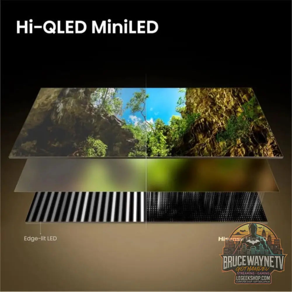 Hisense ULED 65E8S MiniLED, QLED-Fernseher - Hisense - vue 7