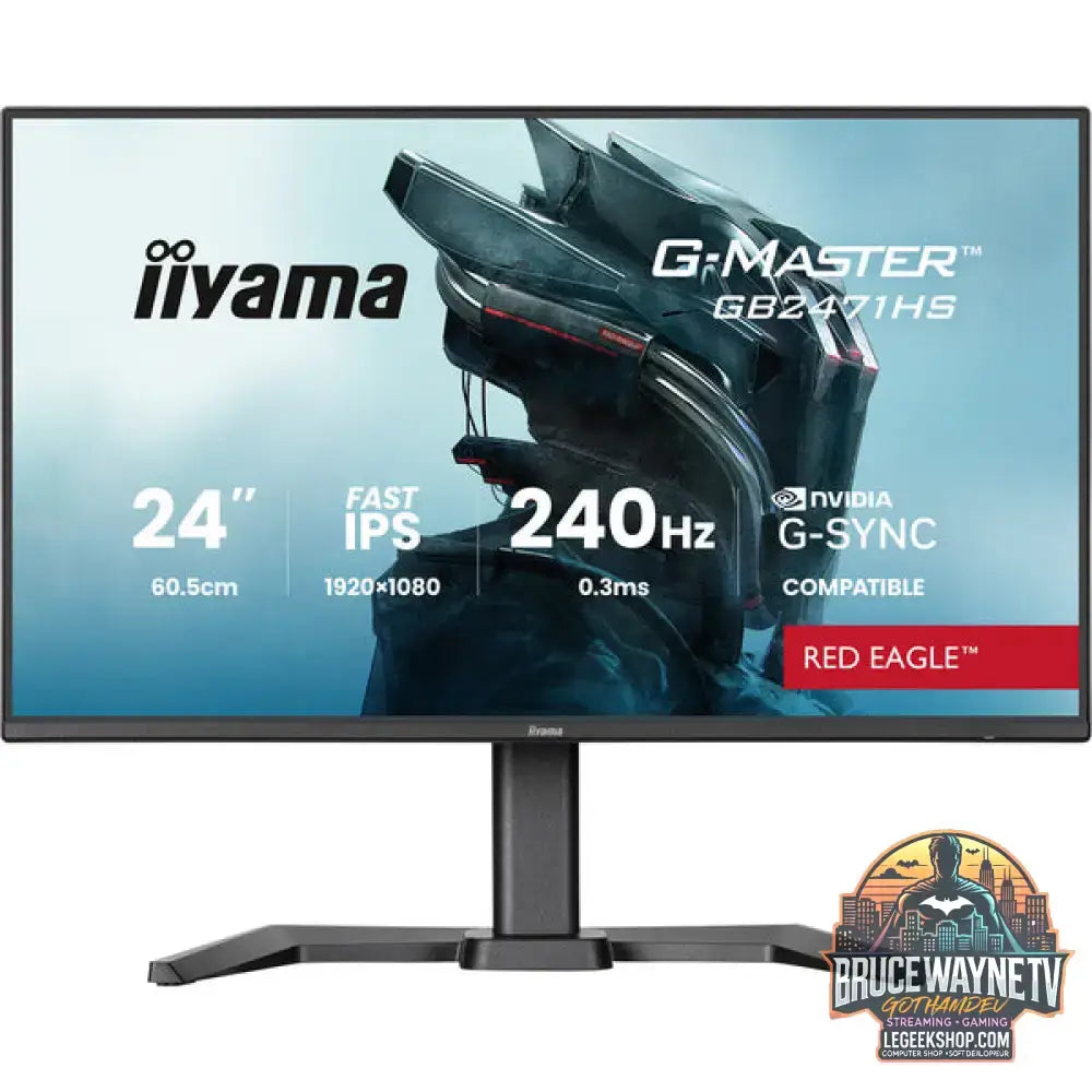 iiyama G-Master G2471HS-B1 Red Eagle 23,8" Full HD IPS 240 Hz - iiyama - vue 2