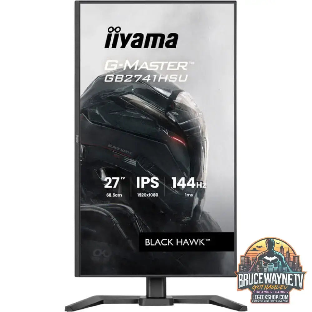 iiyama G-Master GB2741HSU-B1 Black Hawk 27" Full HD IPS 144 Hz - iiyama - vue 3