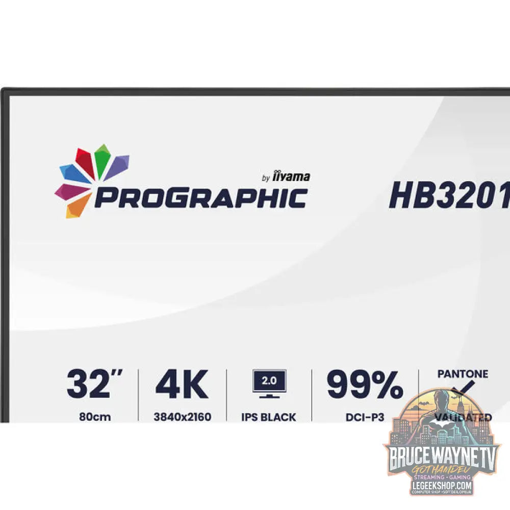 iiyama ProGraphic HB3201UHSNP-B1 31,5" 3840 × 2160 px IPS 60 Hz - iiyama - vue 16