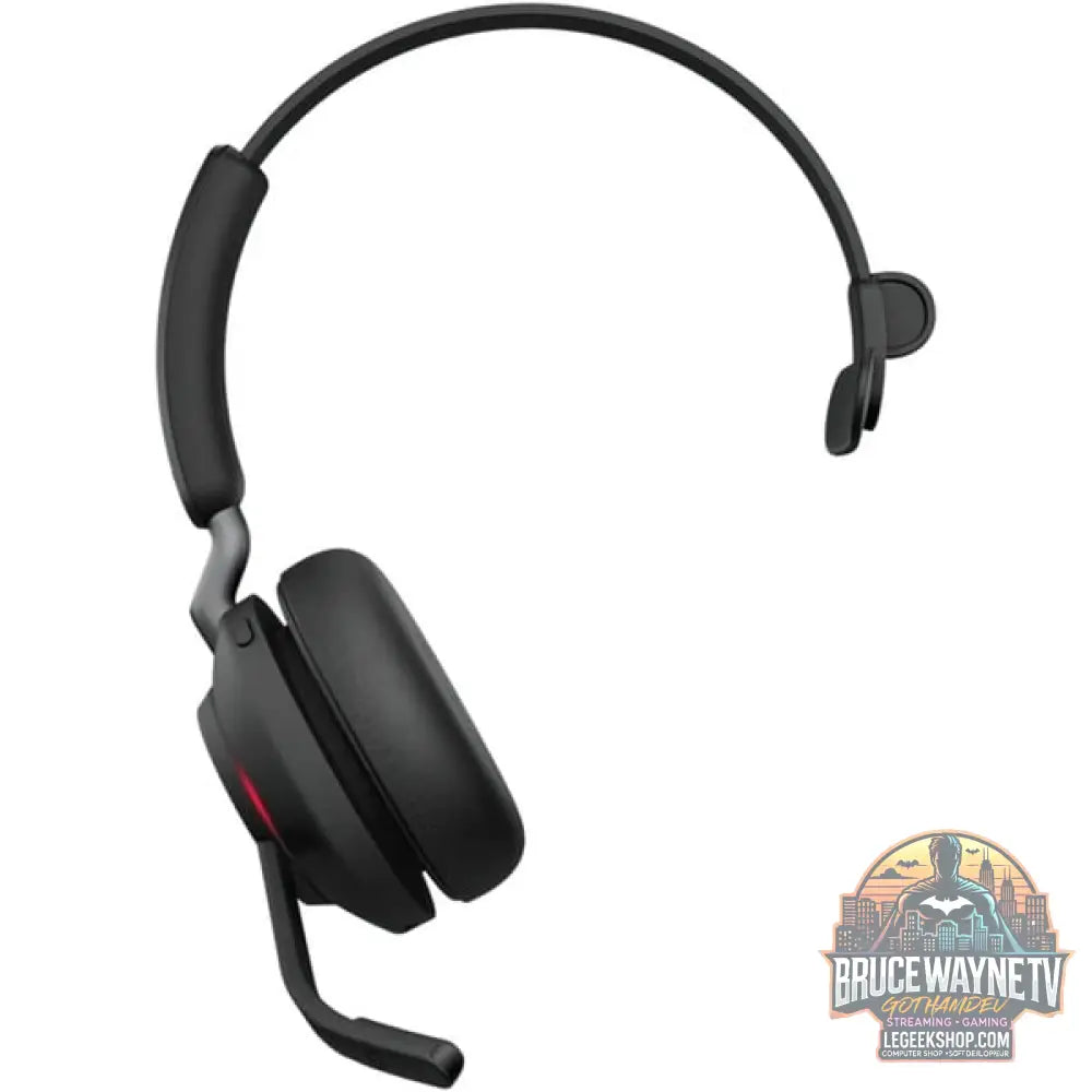 Jabra Evolve2 65, Headset noir, Microsoft Teams, USB-C - Jabra - vue 3