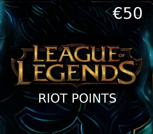 League of Legends 50 EUR Prepaid RP Card