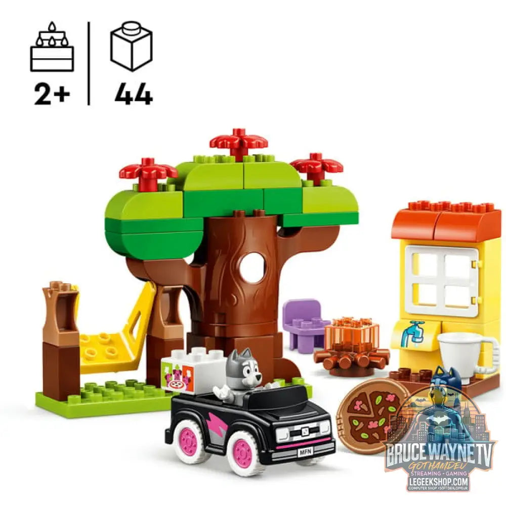 LEGO 10469 DUPLO Bluey Pizza-Schwestern avec Muffin et Bluey, jeu de construction - LEGO - vue 2