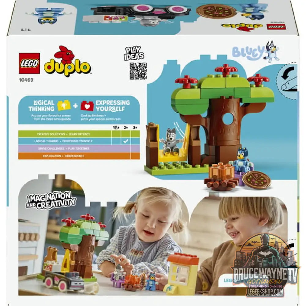 LEGO 10469 DUPLO Bluey Pizza-Schwestern avec Muffin et Bluey, jeu de construction - LEGO - vue 7