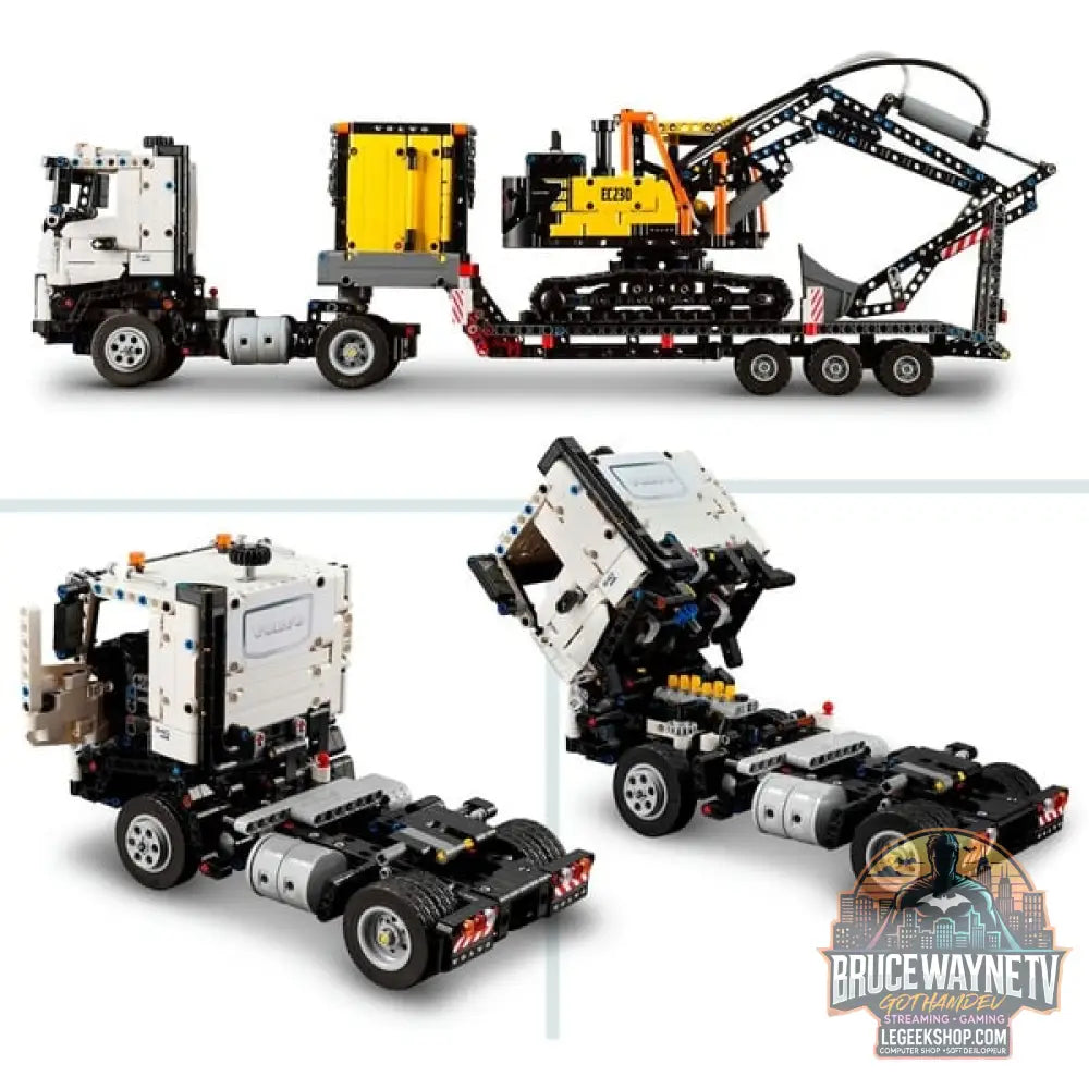 LEGO 42175 Technic Volvo FMX LKW avec EC230 Electric Raupenbagger, jeu de construction - LEGO - vue 3