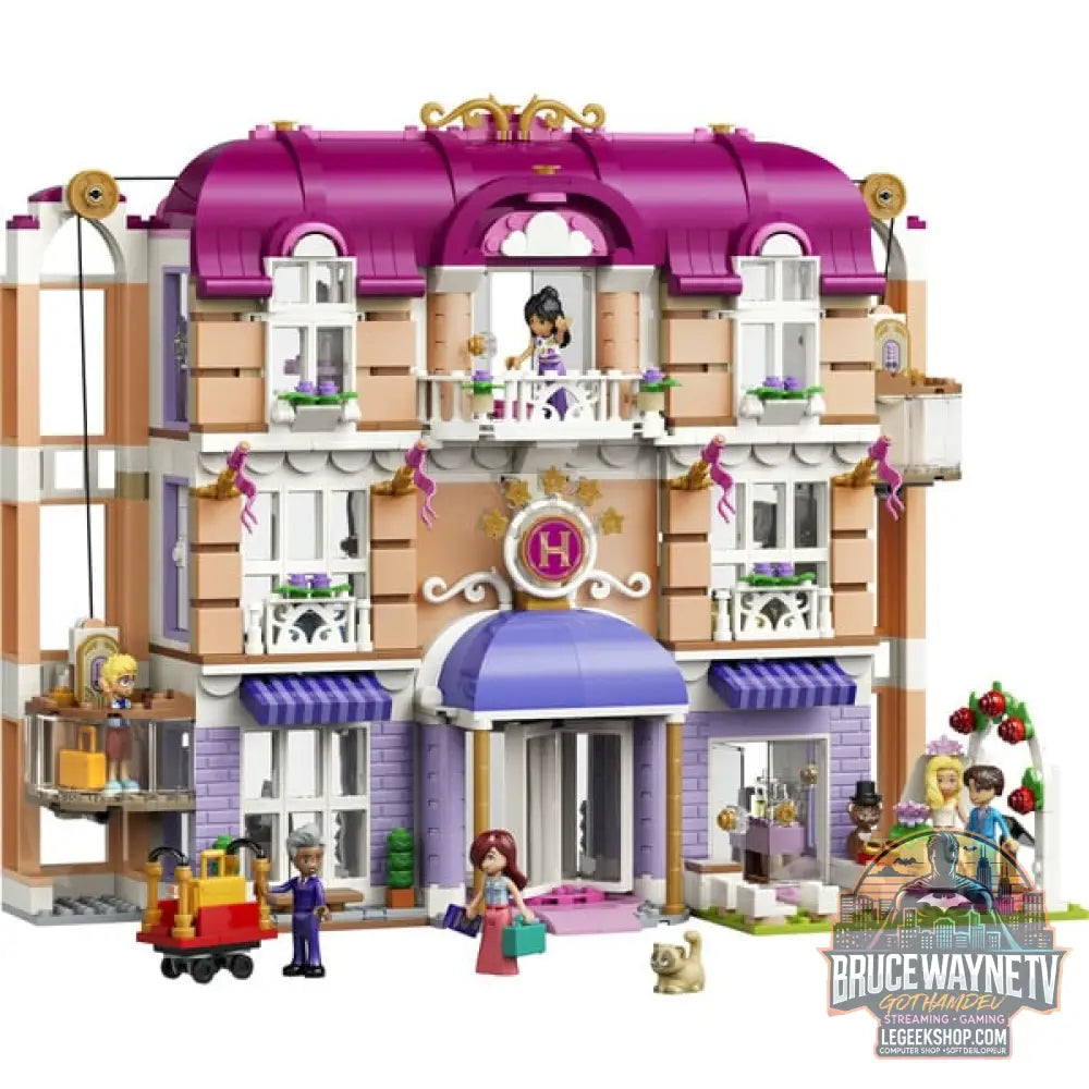 LEGO 42704 Friends Das Grandhotel von Heartlake City, jeu de construction - LEGO - vue 2