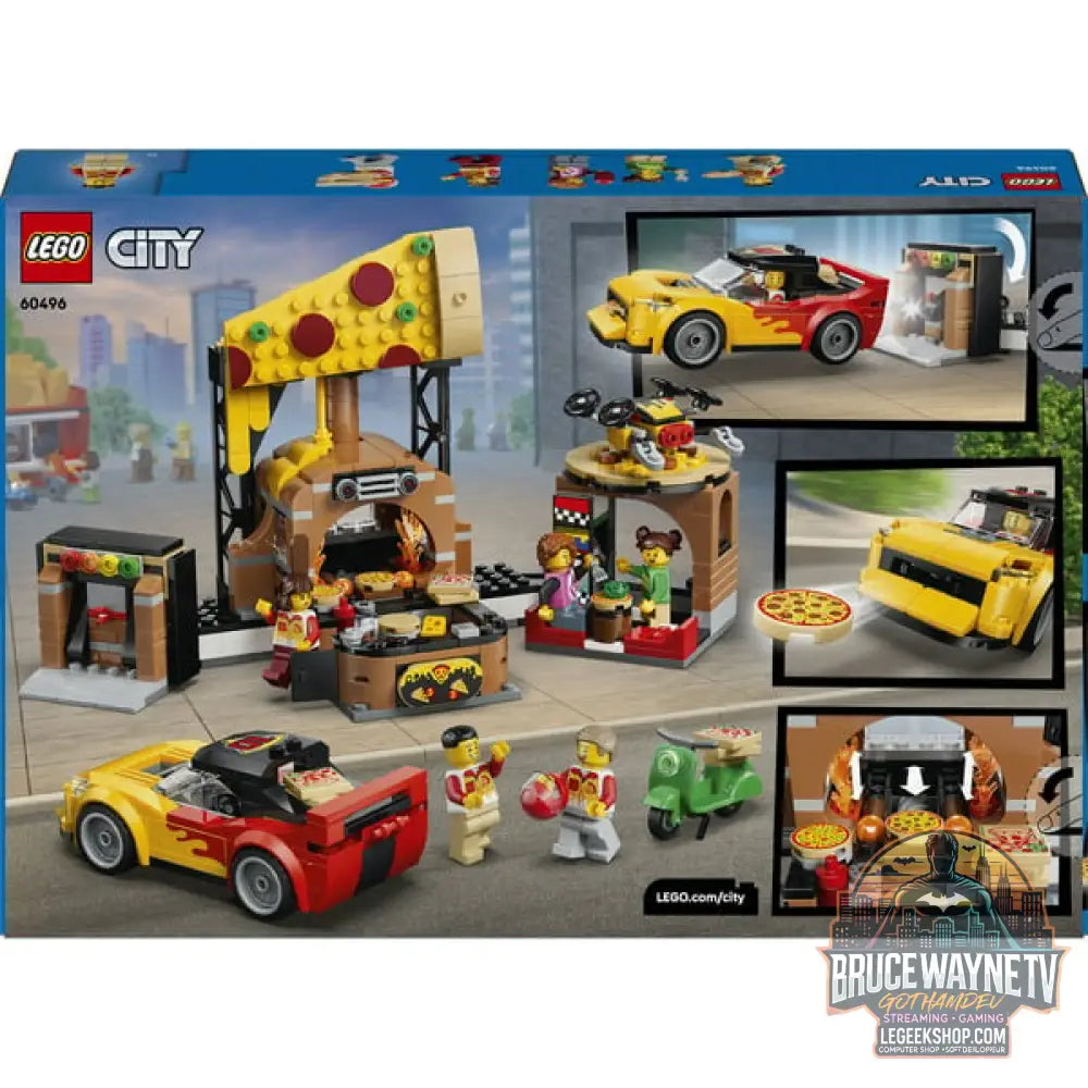 LEGO 60496 City Pizza-Liefererlebnis avec Fahrzeugen, jeu de construction - LEGO - vue 7