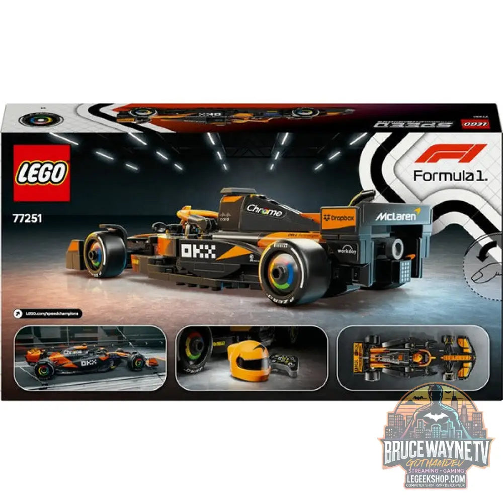 LEGO 77251 Speed Champions McLaren F1 Team MCL38 Rennauto, jeu de construction - LEGO - vue 7