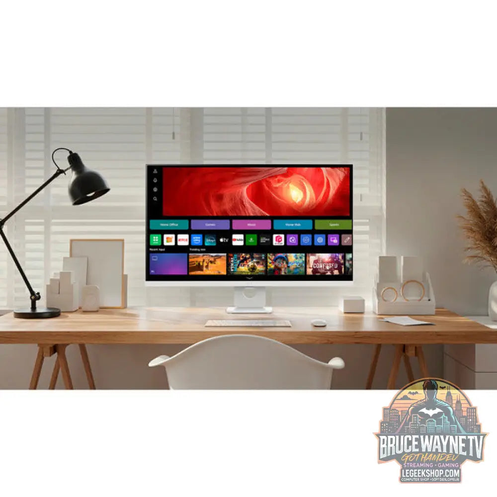 LG Smart Monitor 32U721SA-W 32" 3840 × 2160 px VA 60 Hz - LG - vue 9